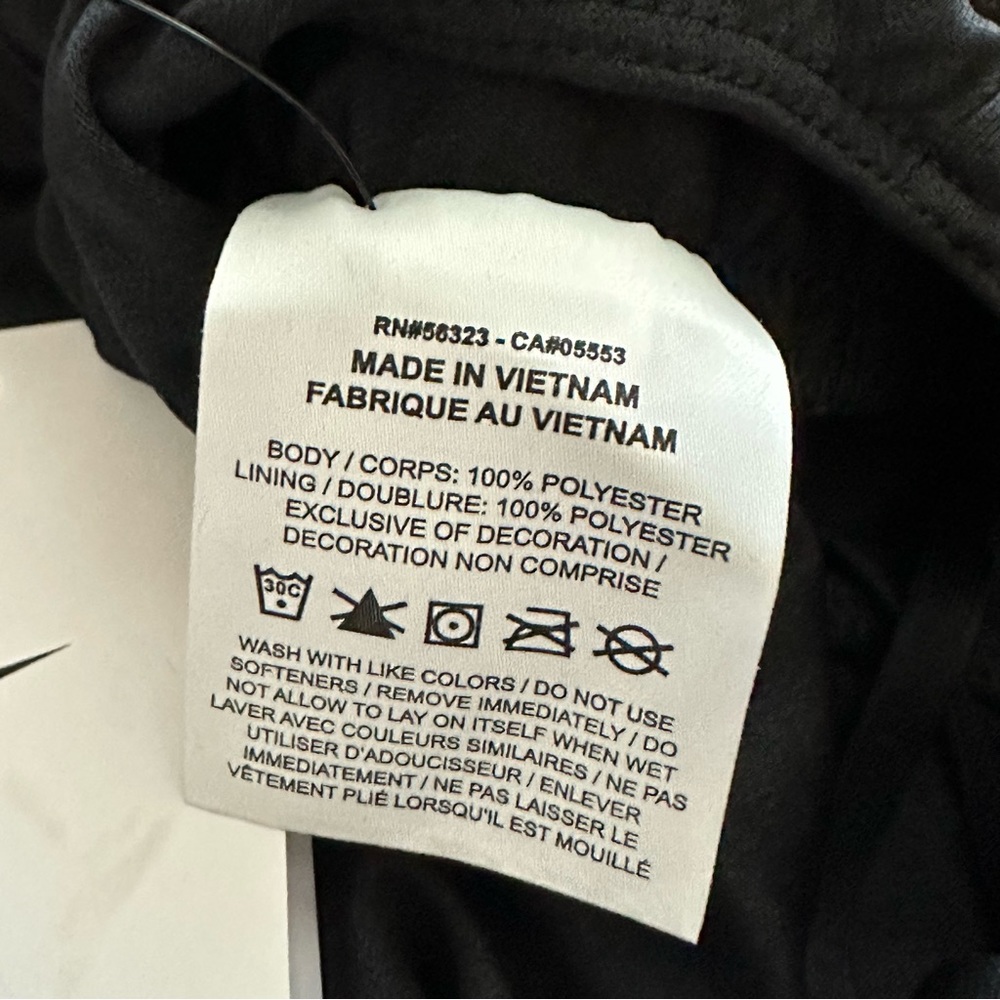 Nike Black White Women’s Dri-FIT Elastic Waist Athletic Shorts Size S - Picture 9 of 10